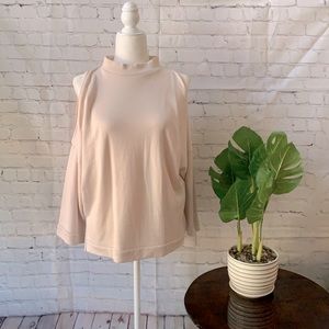 Casual cold shoulder top